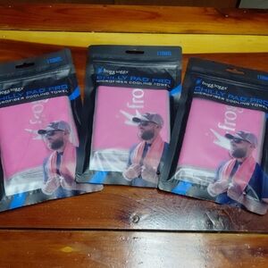 Lot Of 3 Frogg Toggs Chilly Pad Pro Microfiber Cooling Towel